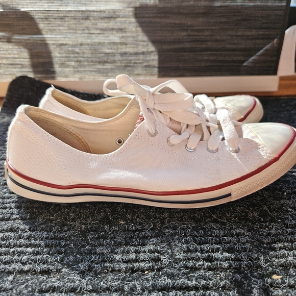 Converse Fancy ox lot top white 7.5 - Picture 3 of 9